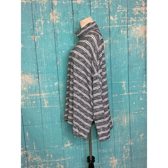 Anthropologie Postmark stripes turtle neck long sleeves Tunic size Medium - Picture 8 of 9